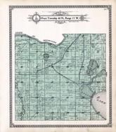Township 40 N., Range 17 W., Yellow Lake, Bass Lake, St. Croix River, Clam River, Burnett County 1915
